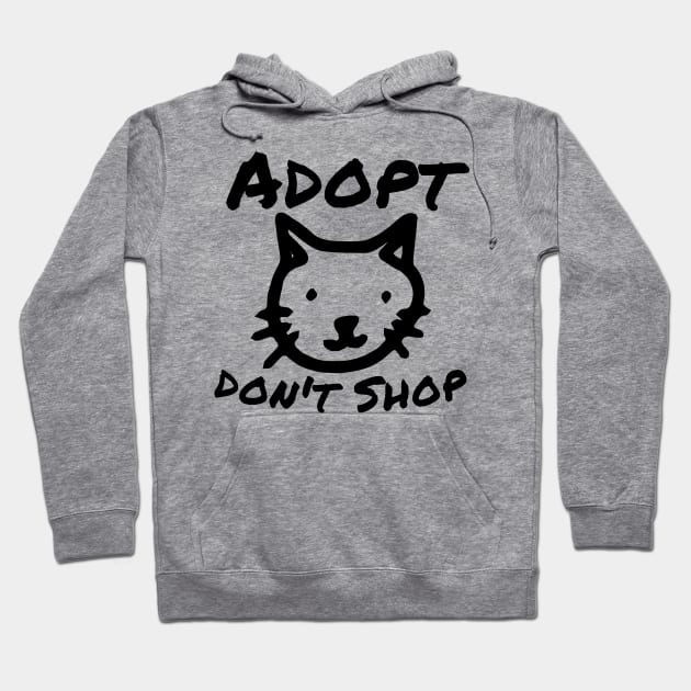 Adopt Don't Shop Hoodie by TJWDraws